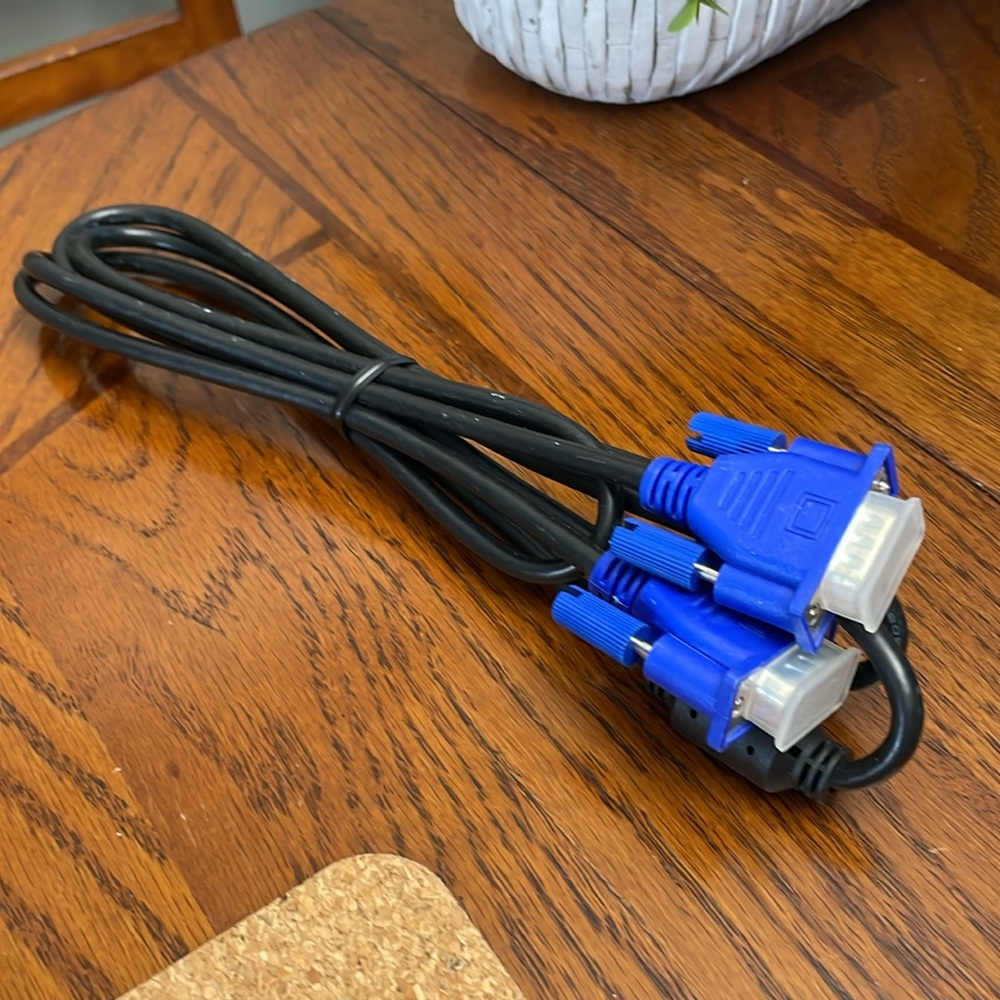 Free wt Purchase! New VGA Video Cable Computer Monitor 15 Pin Male to Male